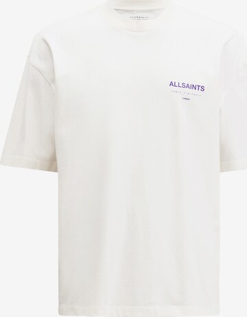 T-Shirt 'Underground' AllSaints en blanc : devant