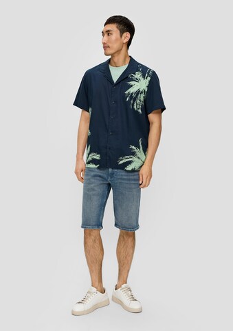 s.Oliver Regular fit Overhemd in Blauw