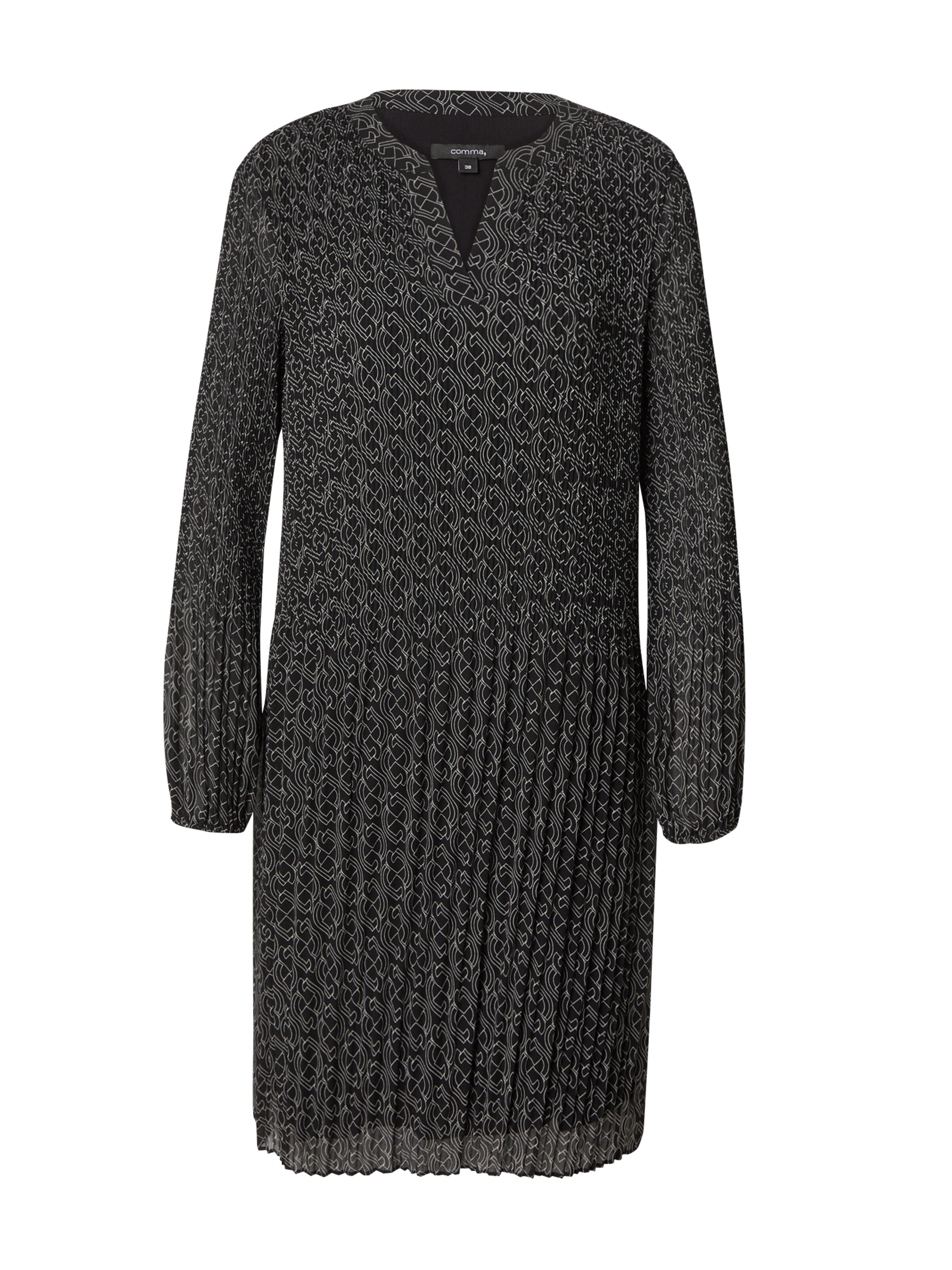 COMMA Kleid in Schwarz: Vorderseite