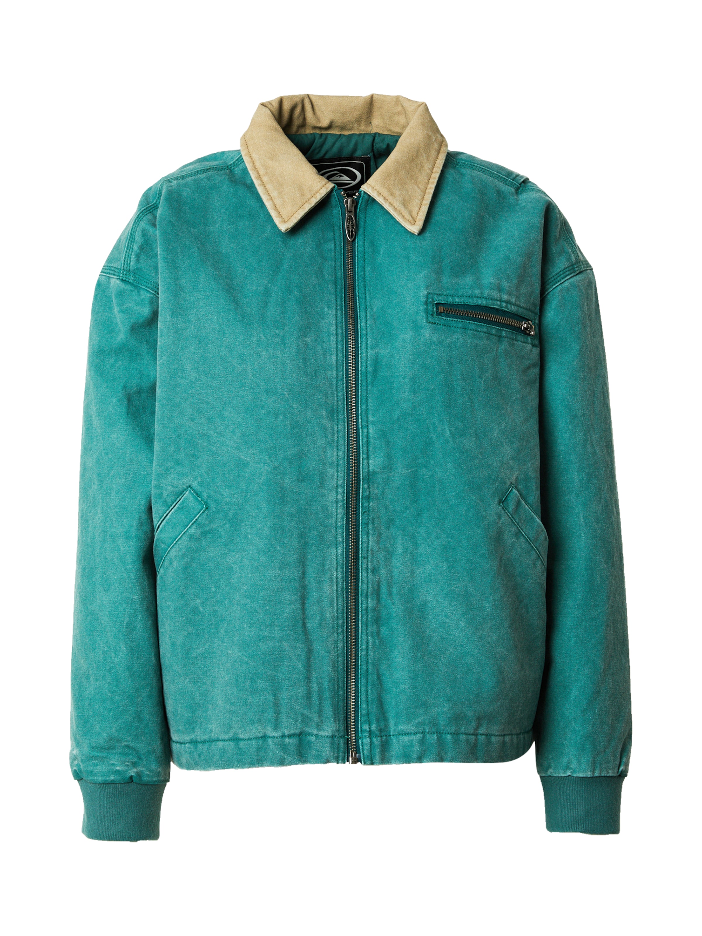 QUIKSILVER Kevad-sügisjope 'SAND', värv roheline: eest vaates