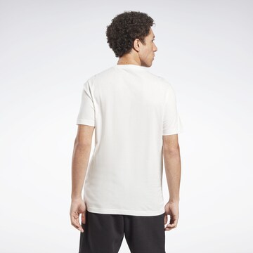 T-Shirt fonctionnel Reebok en blanc