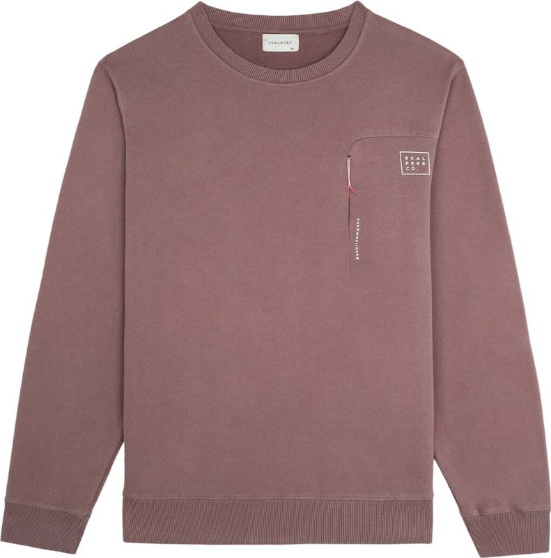 Scalpers Sweatshirt in Burgunder Scalpers Sweatshirt in Burgunder
