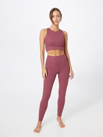 Girlfriend Collective Bustier Sport-BH 'DYLAN' in Lila