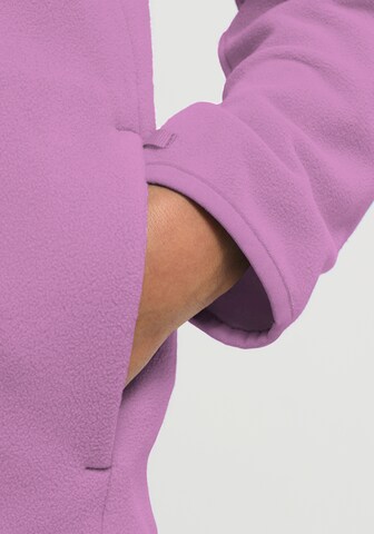 JACK WOLFSKIN Fleece Jacket in Purple