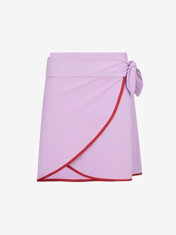 WALLIEN Skirt 'Wrap' in Purple: front