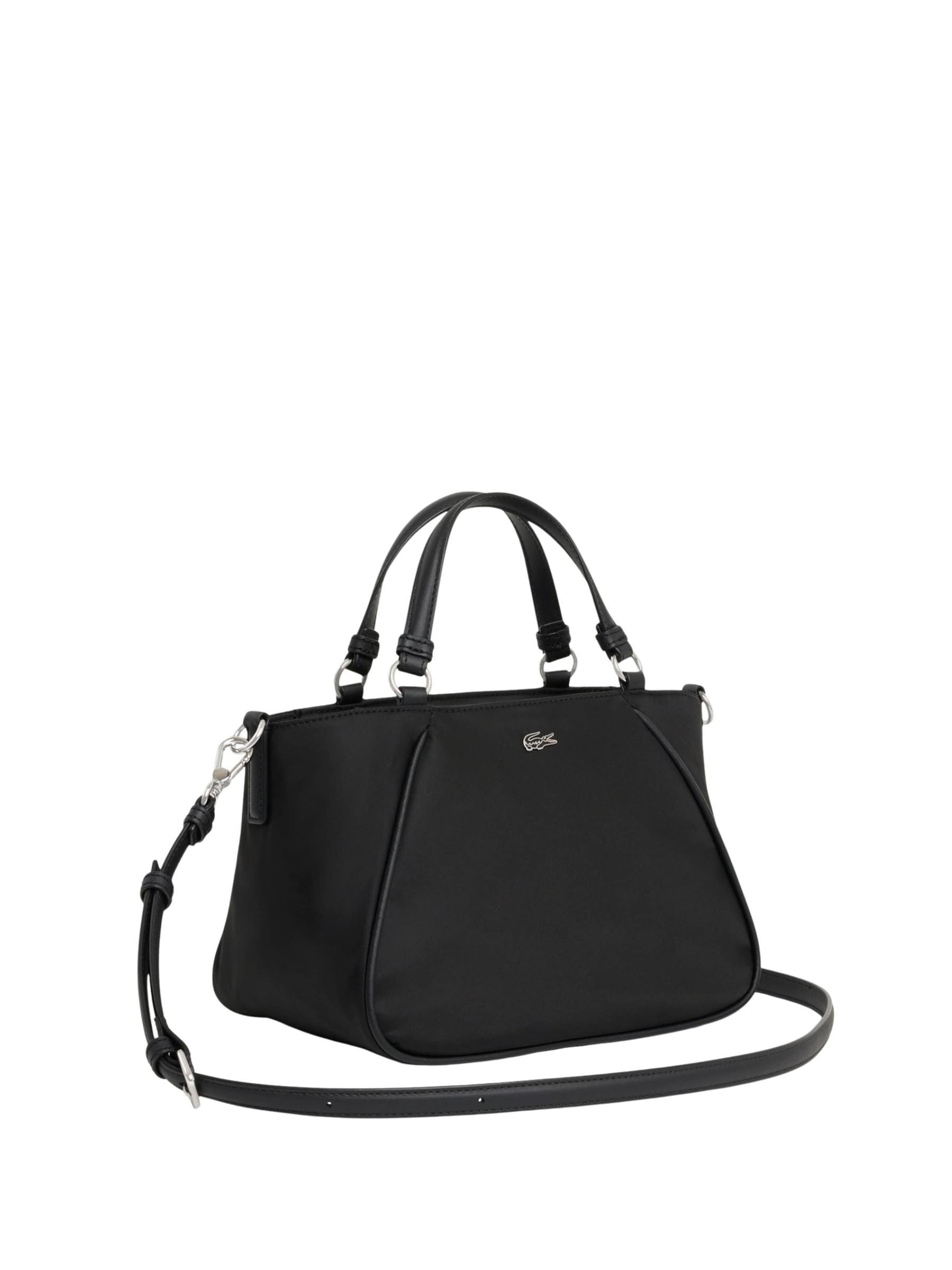 LACOSTE - Bolso de mano 'Lacoste Femme Petit sac à main L Day in Noir' en negro