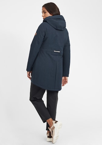 Parka mi-saison 'Melly' Oxmo en bleu