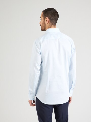HUGO Slim fit Button Up Shirt 'Kason' in Blue
