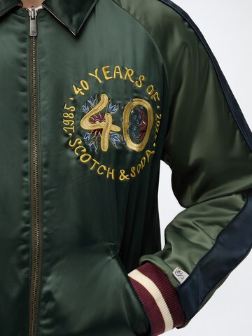 Geacă de primăvară-toamnă 'The 40th annive' de la SCOTCH & SODA pe verde