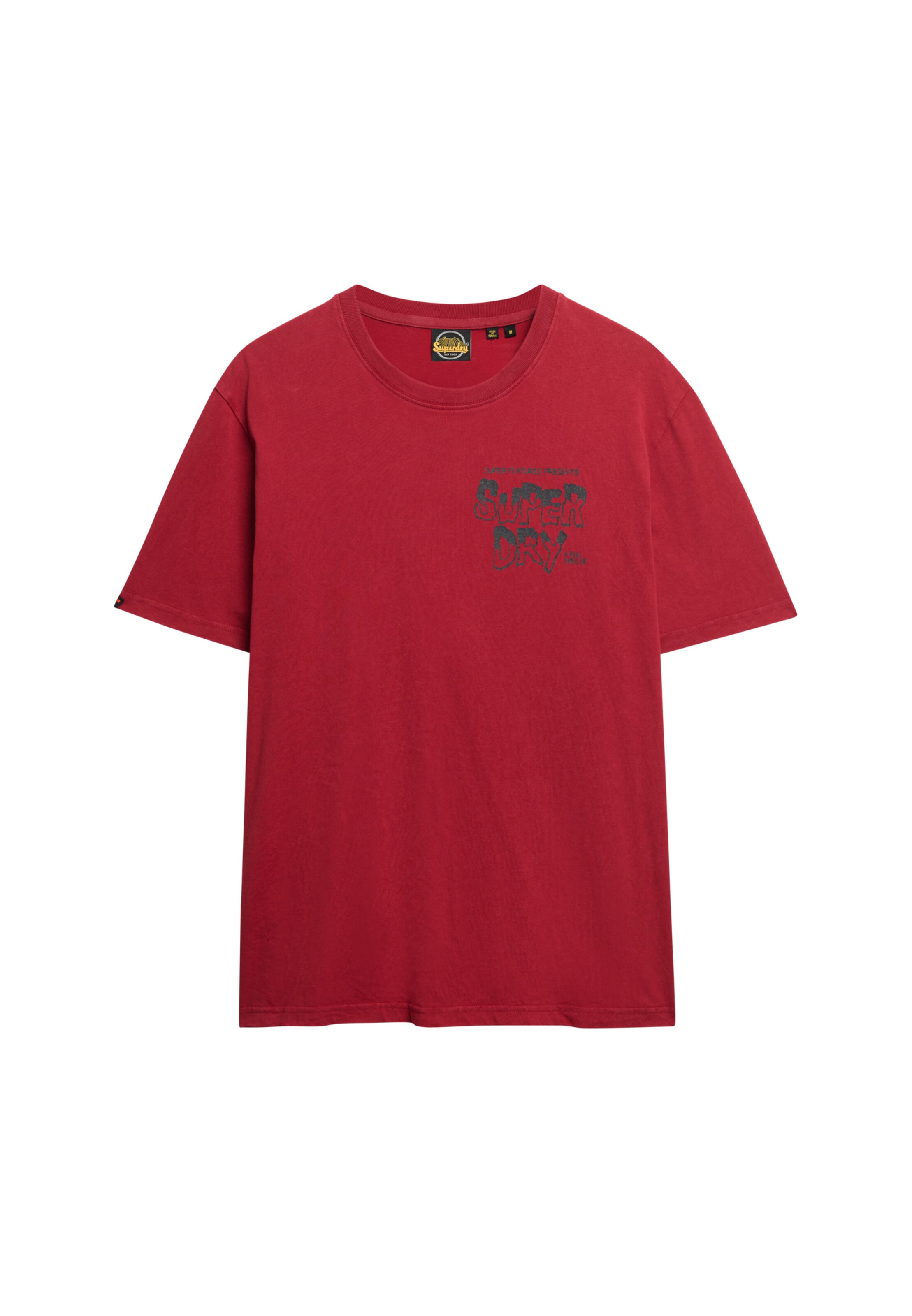 T-Shirt 'Movie' Superdry en rouge : devant