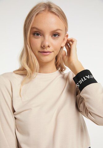 myMo ATHLSR - Sweatshirt de desporto em bege