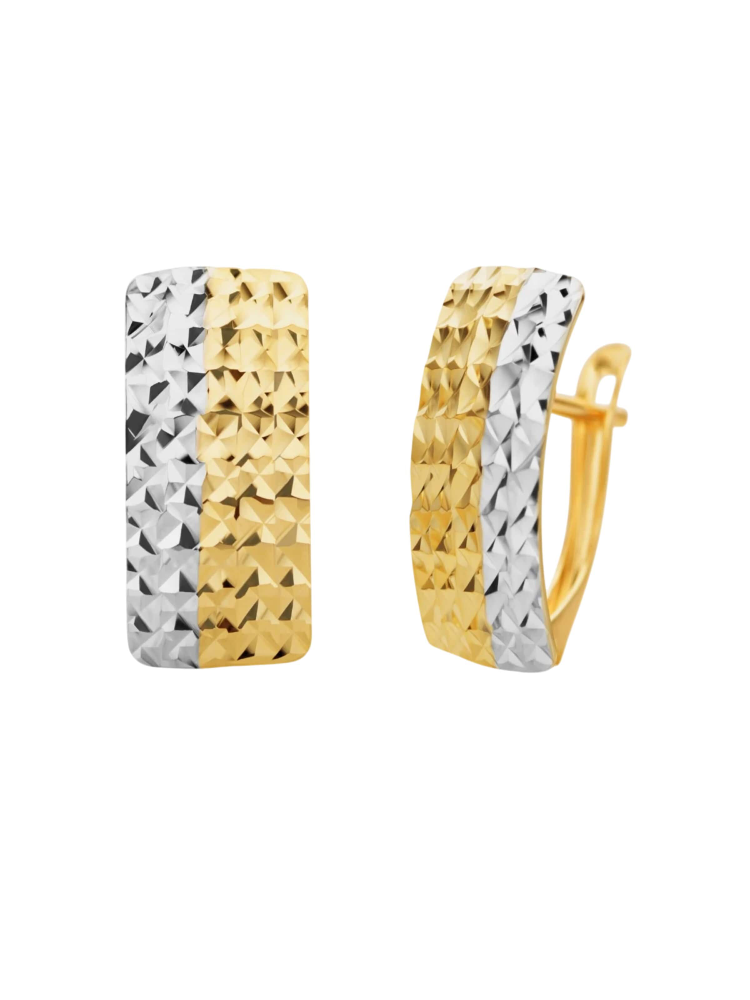Orecchini 'Ohrringe aus 585 Gelbgold' di DIAMANT LETERNEL in giallo: frontale