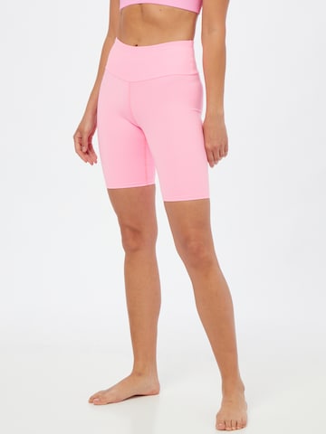 Hey Honey Skinny Sports trousers in Pink: front