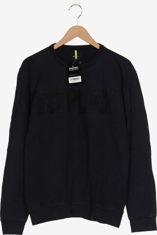 REPLAY Sweater XL in Blau: predná strana