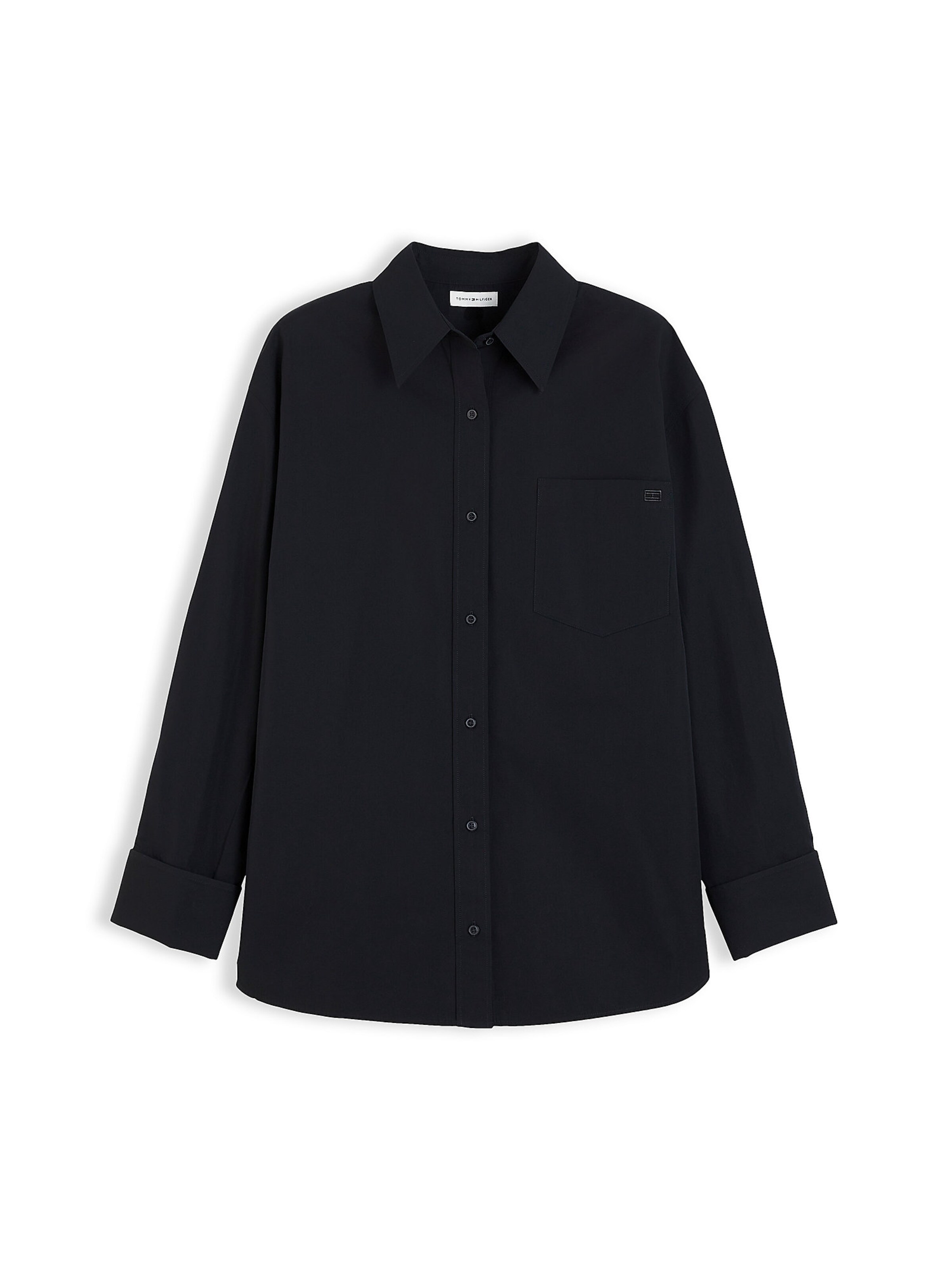 TOMMY HILFIGER Blouse in Zwart: voorkant