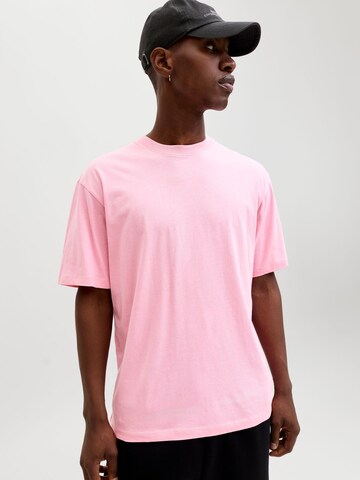 T-Shirt 'JJEBradley' JACK & JONES en rose : devant