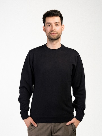 KOPYTO Pullover 'TANUKI' in Schwarz: Vorderseite