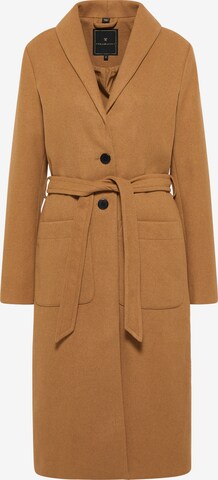 DreiMaster Klassik Between-Seasons Coat in Brown: front