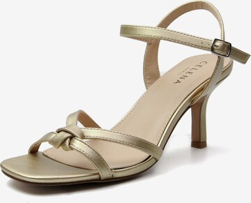 Celena Strap Sandals 'Chizitelu' in Gold