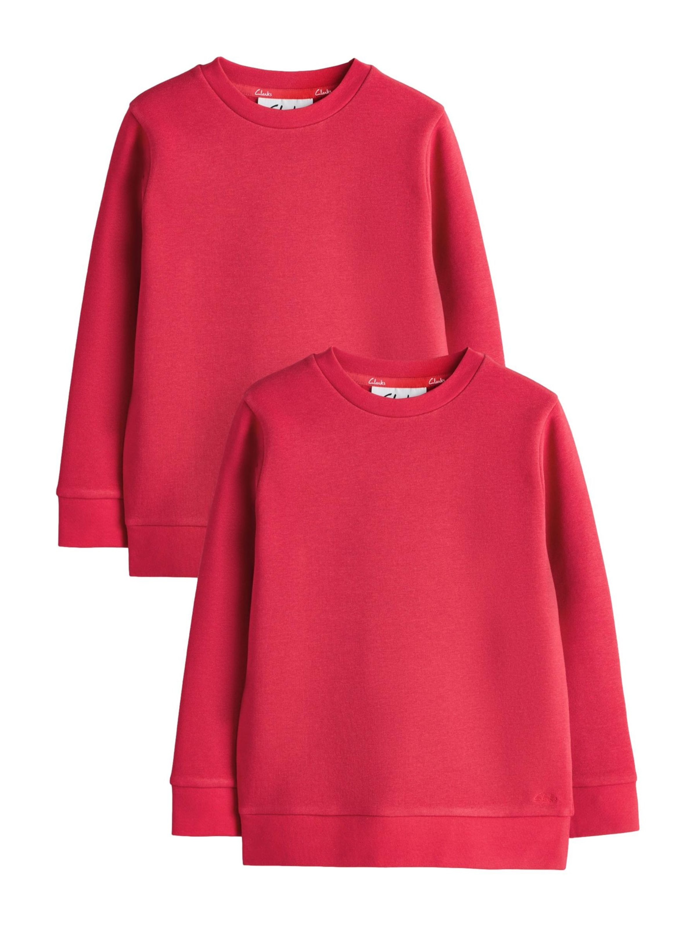 CLARKS Sweatshirt in 98 in grenadine, Produktansicht