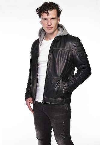 MUSTANG Between-Season Jacket in Black: front