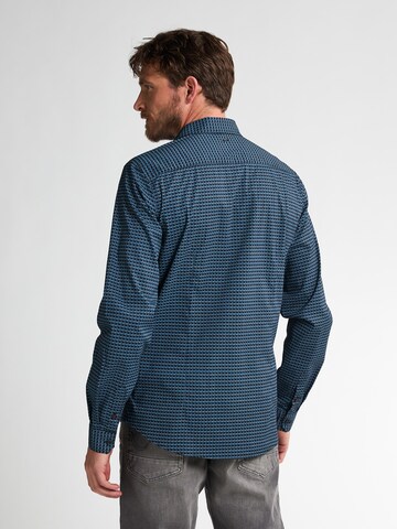 Petrol Industries Regular fit Overhemd in Blauw