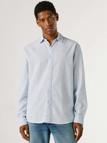 Regular fit Camicia 'Pazton' di Pepe Jeans in blu: frontale