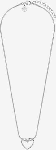 PURELEI Necklace 'Hearts Of Love' in Silver: front