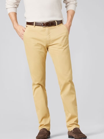Regular Pantalon chino 'New York 1-5045' MEYER en marron : devant