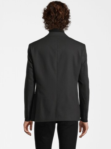 Coupe slim Veste de costume Steffen Klein en noir