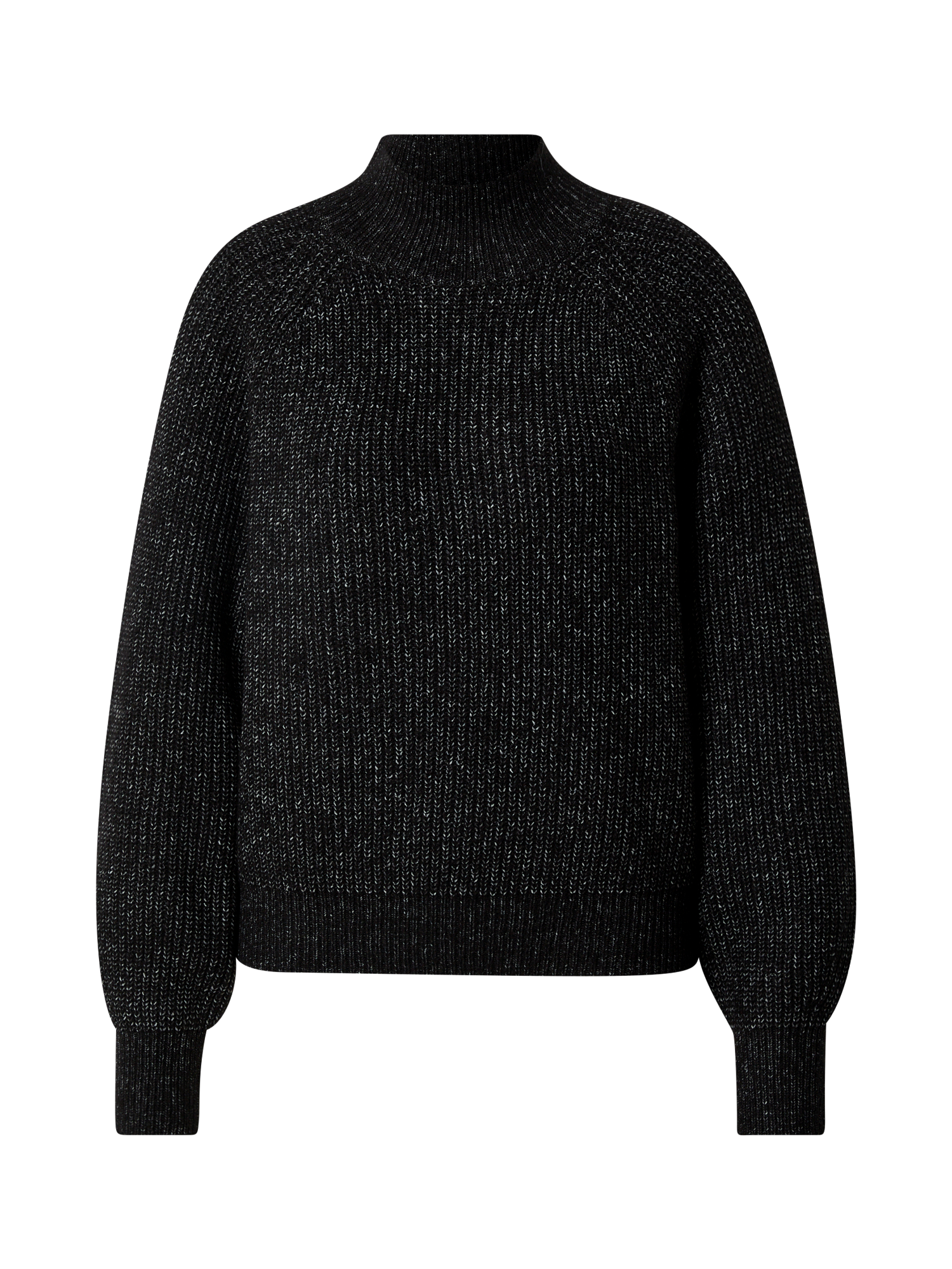 Plus size Odzież Q/S by s.Oliver Sweter w kolorze Nakrapiany Czarnym 