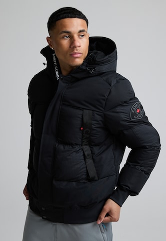 Veste d’hiver 'Aylmer 2.0' Zavetti Canada en noir : devant