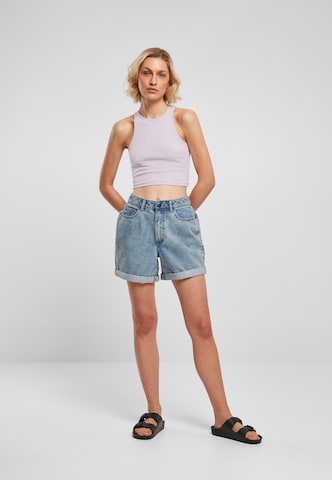 Urban Classics Bandeau Top in Lila