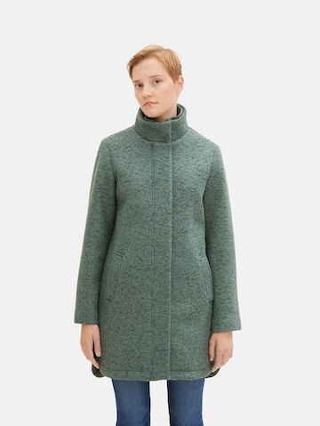 TOM TAILOR DENIM Between-Seasons Coat in Green: front