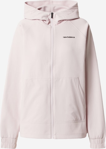 new balance - Chaqueta deportiva 'Achiever' en rosa: frente