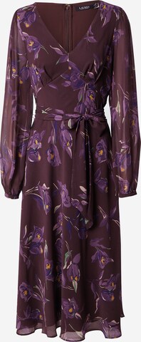 Robe 'TAMERLAIT' Lauren Ralph Lauren en marron : devant