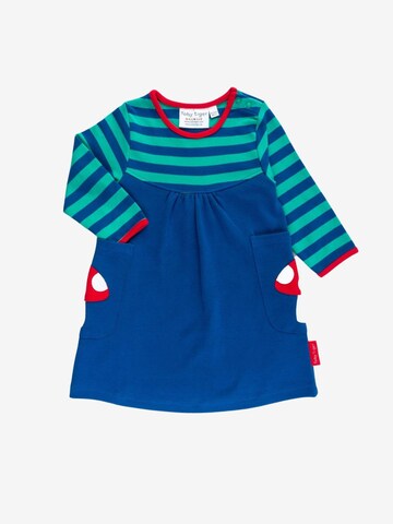 Toby Tiger Dress 'Fliegenpilz-Applikation' in Blue: front