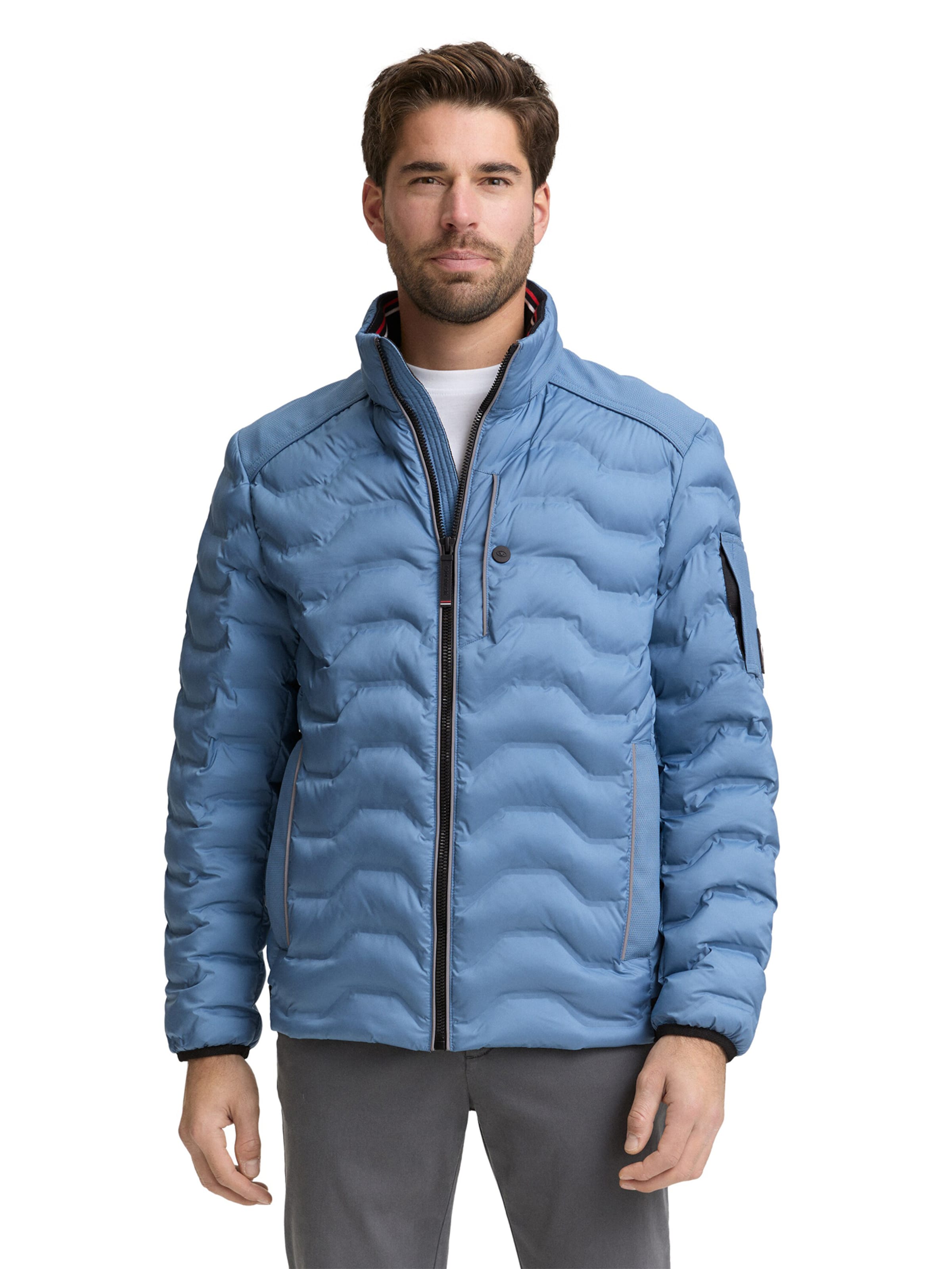 Veste mi-saison TOM TAILOR en bleu : devant