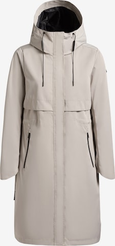 khujo Between-seasons coat 'Manao2' in Beige: front