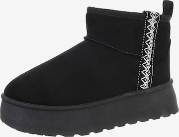 Ital-Design Boots in Schwarz: Vorderseite