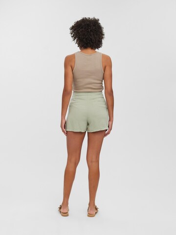 VERO MODA Loose fit Pleat-front trousers 'Mia' in Green