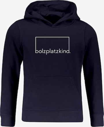 Bolzplatzkind Sweatshirt in Blau: predná strana