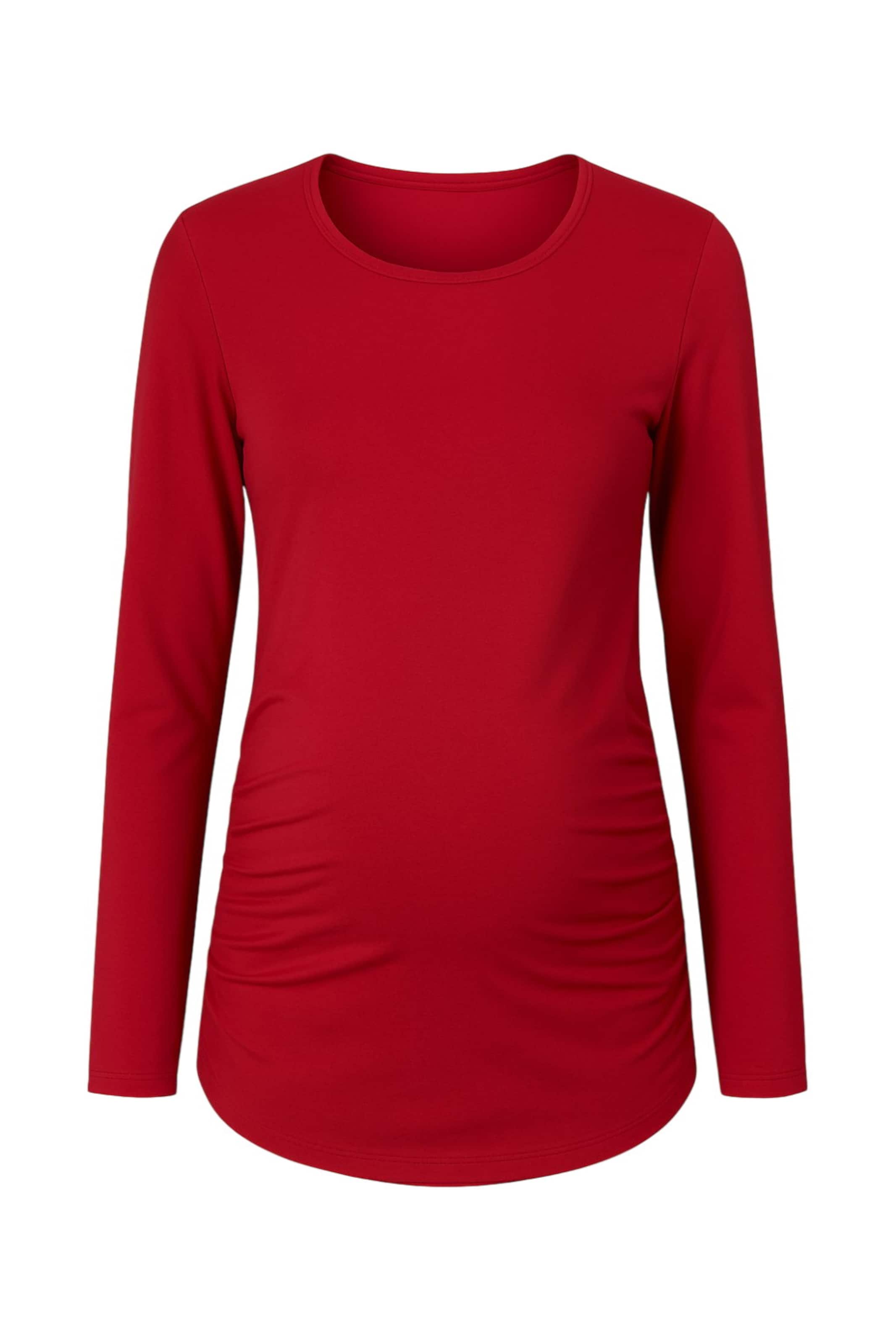 LYN MAMA Blouse in Rood: voorkant