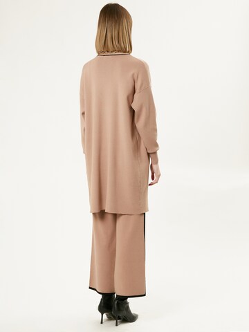 Wide leg Pantaloni di Influencer in beige