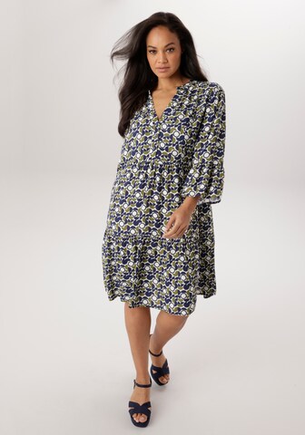 Aniston Summer Dress in Blue: front