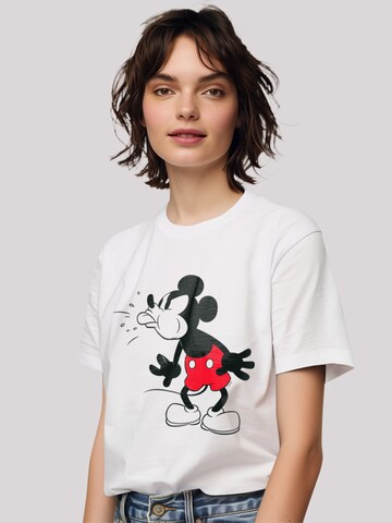 F4NT4STIC T-Shirt 'Disney Micky Maus Vintage Retro Zeichentrick' in Weiß: Vorderseite