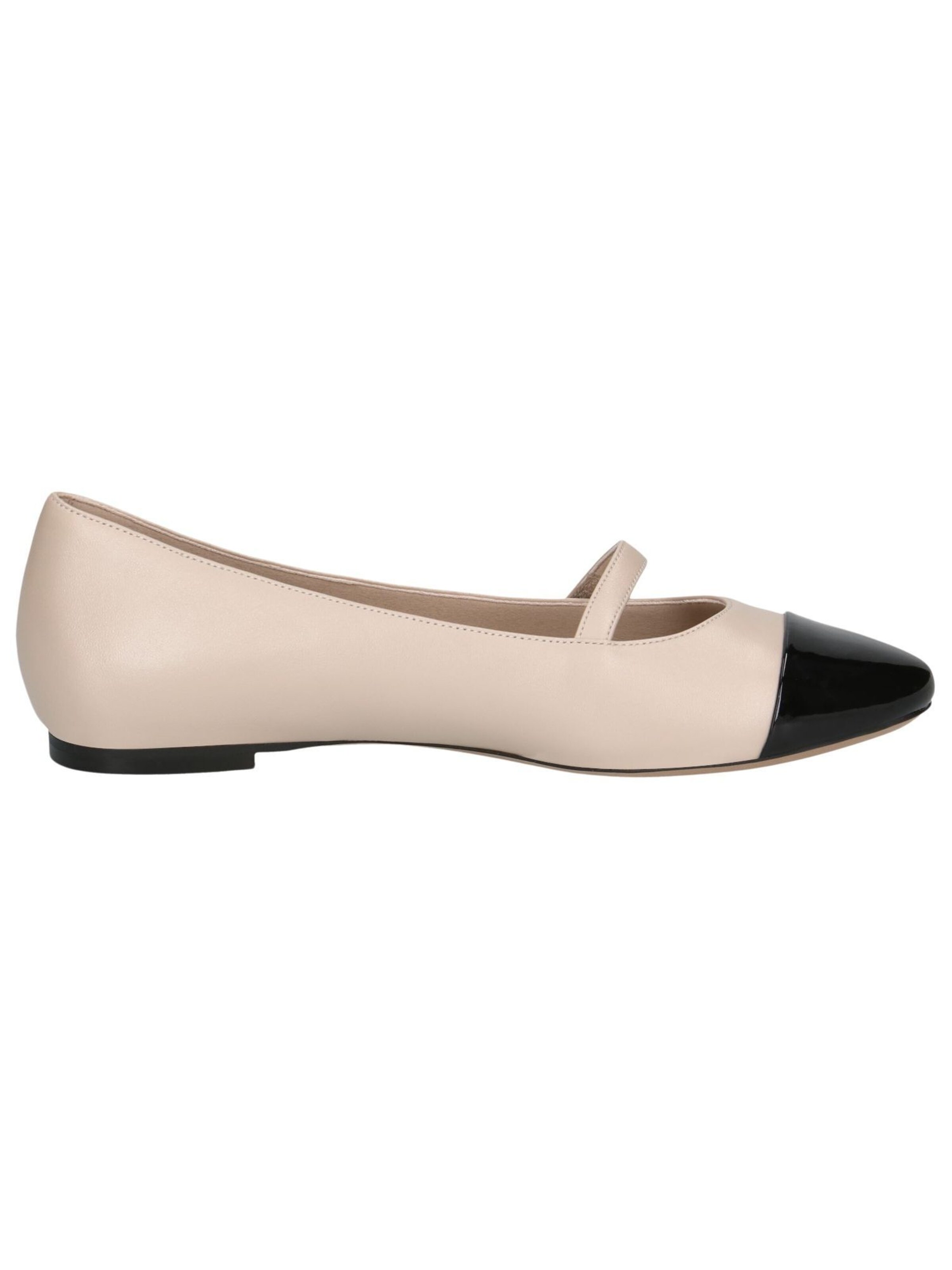CAPRICE Strap ballerina in Beige