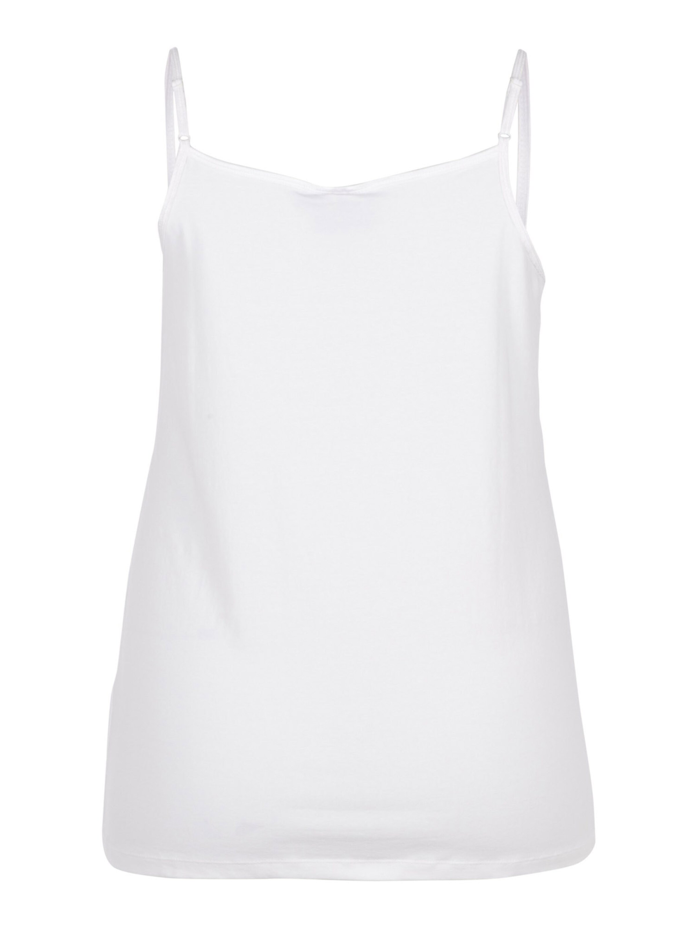 Zizzi Top | bela barva