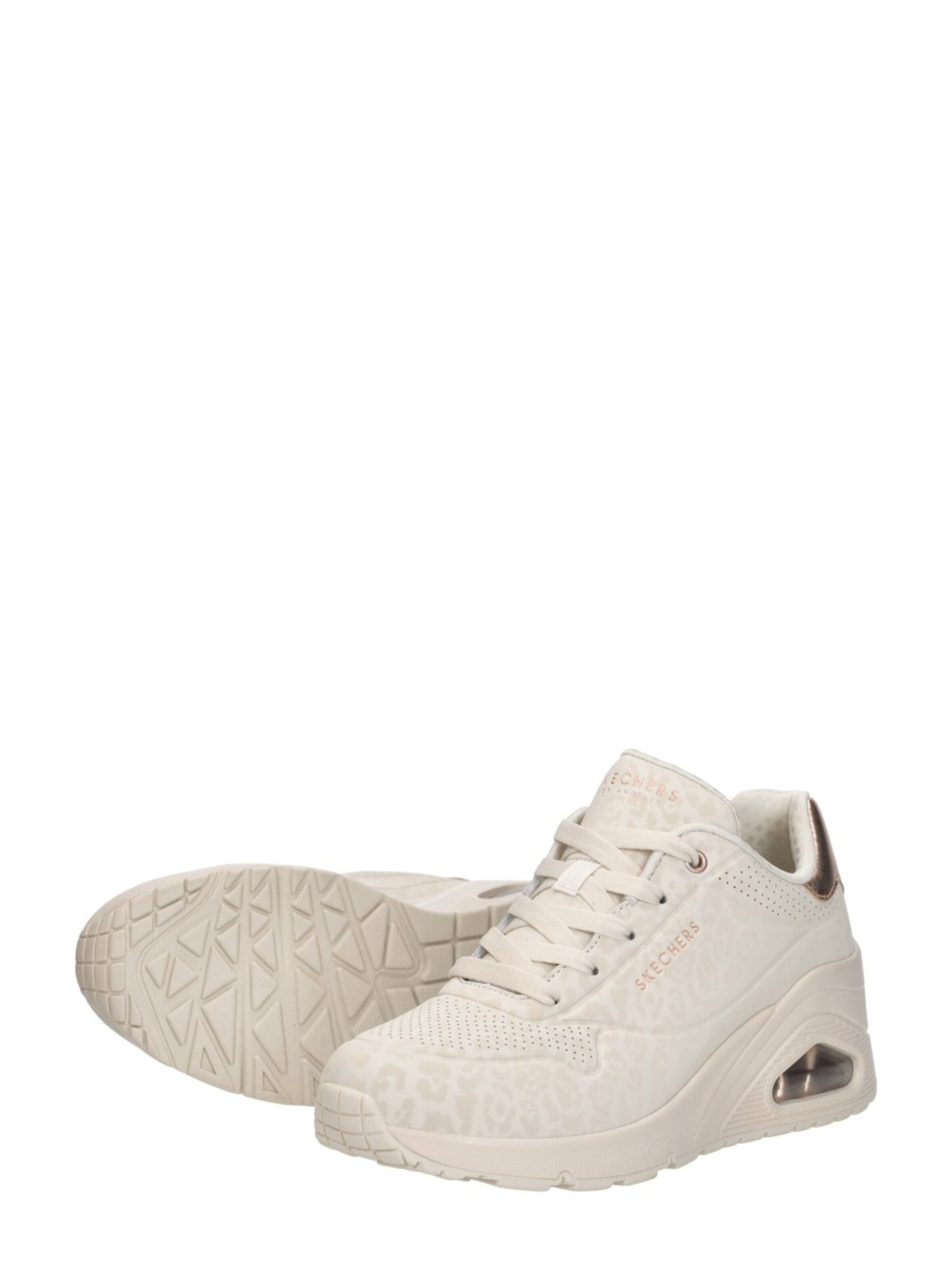 SKECHERS Sneakers laag 'Uno Wedge - Safari Daze' in Wit