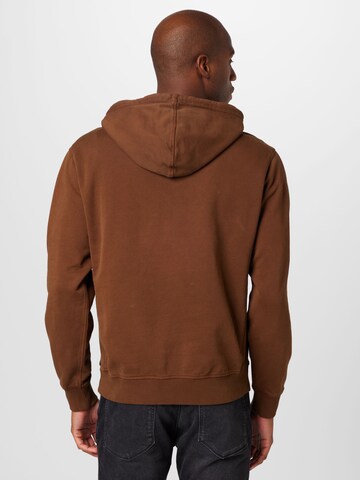 BOSS Orange Sweatshirt 'Wefadehoody' in Brown